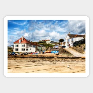 Hope Cove, Devon, Dramatic Sky Sticker